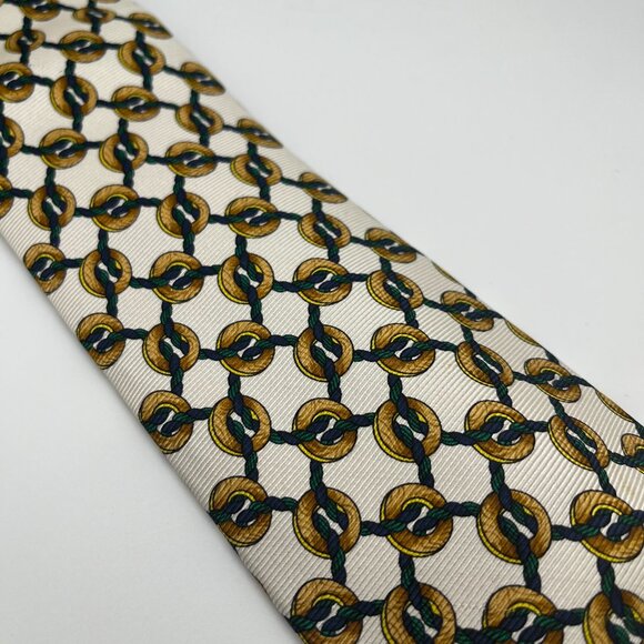 Celine 100% Silk Tie - Picture 3 of 6